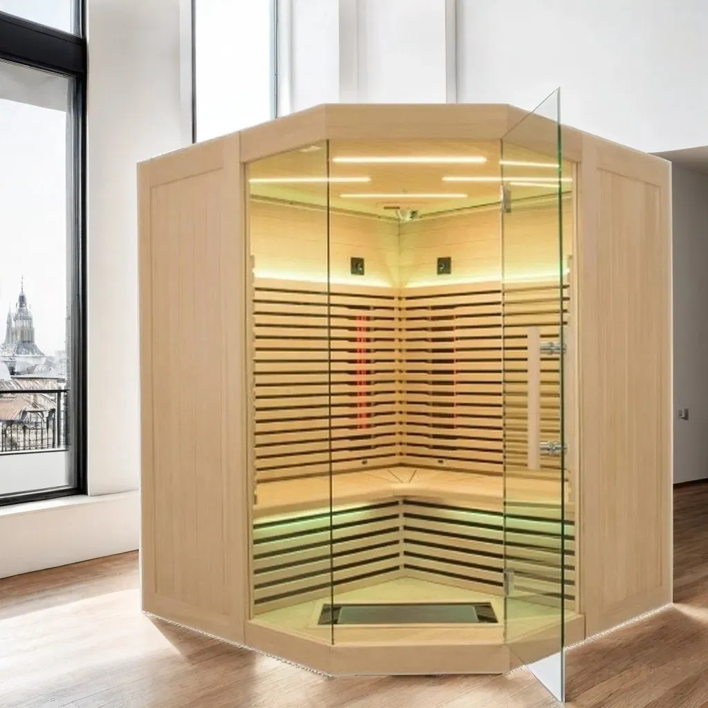 Sauna na podczerwień cykuty dla 3–4 osób do domu
