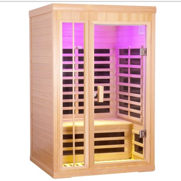 Rodzinny pokój sauna z daleka podczerwieni