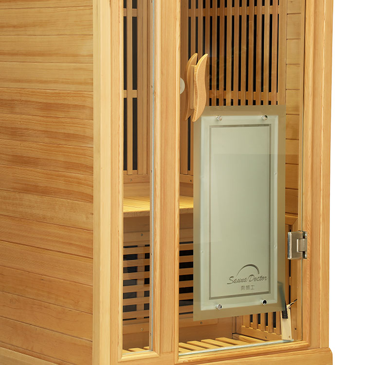 Jedna osoba Hemlock Carbon Fibre Heater Sauna na podczerwień